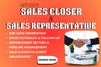 sales closer sales representative sales person sales rep b2b sales closer