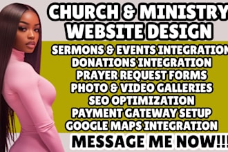 design church website ministry website worship center website donation website
