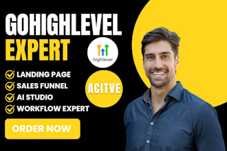 ghl landing page, gohighlevel seo, landing page, ghl website, ghl automation