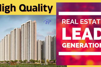 do lead generation,targeted real estate and b2b leads with skip tracing