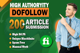 rank your website with powerful article submission backlinks