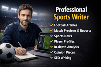 be your professional sport writer for sports articles news and analysis