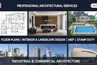 design professional architectural floor plans and house plans
