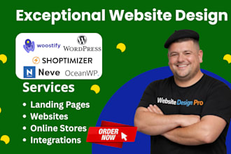 build wordpress ecommerce site with shoptimizer, oceanwp, woostify, neve