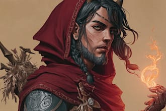 dnd character art and dnd character art