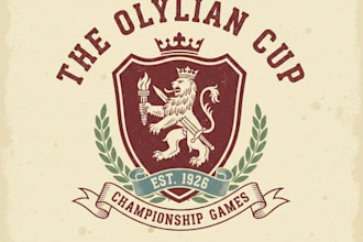 design an epic vintage tournament logo
