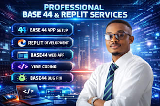 base 44 base44 app replit base44 web app vibe coding replit base44 bug fix