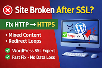 fix website broken after SSL installation https mixed content