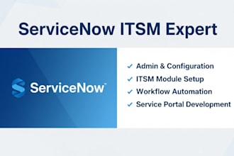 do servicenow itsm basic configuration and admin tasks