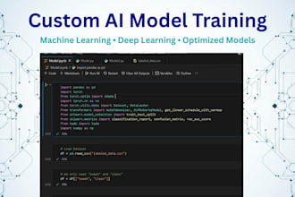 build and train custom ai models for your business