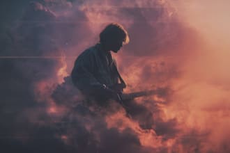 do a dreamy surreal or fantasy music cover, album cover art