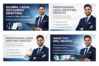draft  professional legal contracts and agreements as an advocate