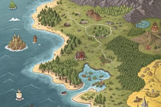 make an amazing world or regional custom fantasy map