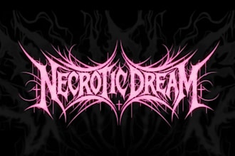 make a bold and powerful metal logo for your brand