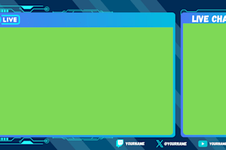 make modern obs stream overlay