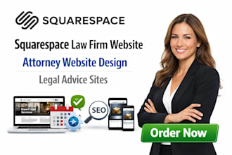 build law firm website attorney website legal advice squarespace website