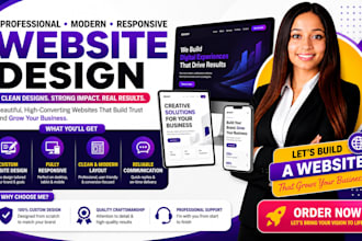 design a unique website on wix, squarespace, webflow