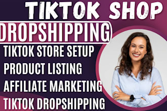 set up tiktok shop dropshipping store with auto ds winning products