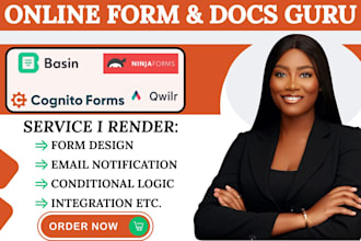 create cognito form hipaa form ninja form contact form qwilr basin form
