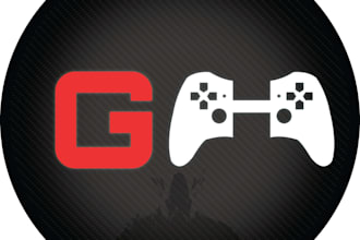design a modern and professional gaming logo for your brand