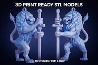 create high quality 3d print ready models for flawless 3d printing