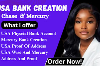 do USA bank creation mercury US llc residential address proof of address