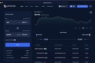 build multichain aave dex aggregator cross chain bridge, trading bot