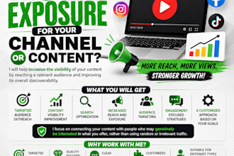 grow your youtube channel with organic promotion
