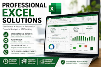 create, automate, and fix excel spreadsheets