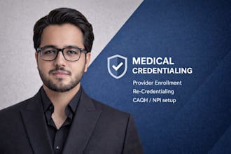handle provider enrollment, credentialing and caqh