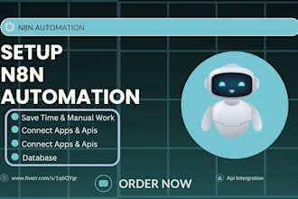 setup n8n automation, develop n8n workflow automation ai agent vapi integration