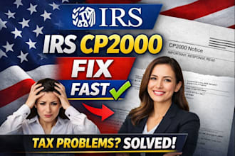 fix your irs cp2000, tax notices, and tax problems fast