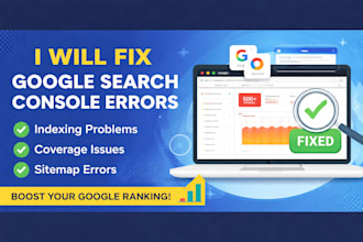 fix google search console errors and indexing issues