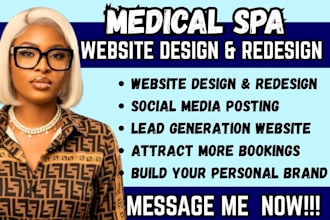 med spa website botox website aesthetic clinic website med spa clinic website