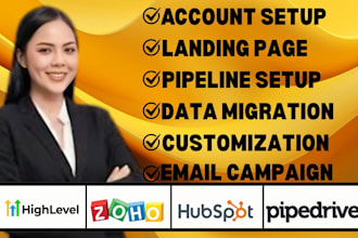 clean, integrate, and automate pipedrive or zoho crm workflows quickly