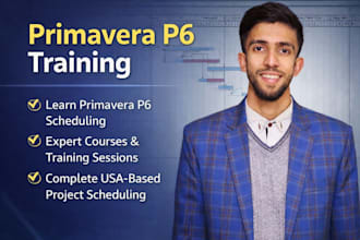 provide primavera p6 training and mentorship