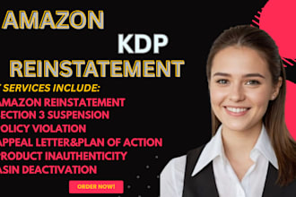 amazon reinstatement amazon kdp account appeal letter fix section 3 violation