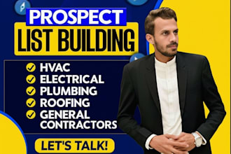 find hvac, electrical, plumbing, general contractors leads