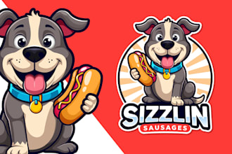 design modern animal, dog, pet care and animal logo