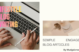 write lifestyle blog articles