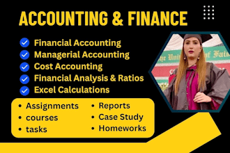 financial accounting, managerial accounting and cost accounting course, class