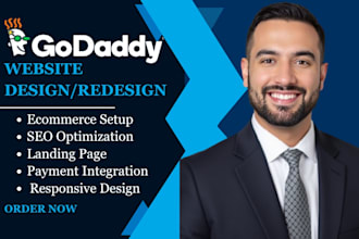 godaddy website design and redesign develop godaddy website godaddy development