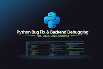 fix python fastapi django backend bugs and API errors
