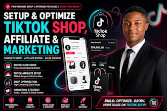 setup and optimize tiktok shop with affiliate marketing