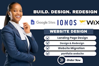 google sites website design, ionos website, revamp wix website, siteground