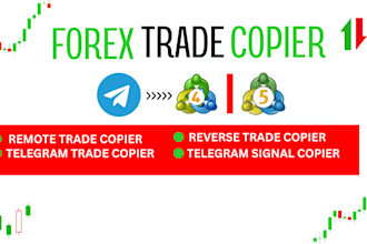 code forex copier, mt4 mt5 telegram signal copier, reverse copier, trade copier
