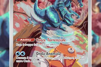 design a custom pokemon card illustration