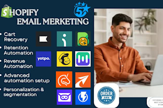 setup and integrate email marketing to increase flows for your shopify store