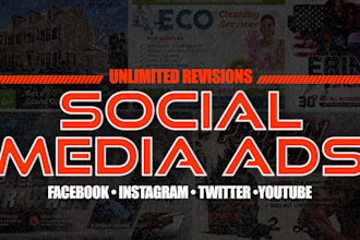design professional creative google ads, social media ads