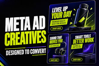 design meta ad creatives for facebook and instagram